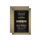ANY Birthday Surprise Party Elegant Black and Gold