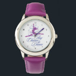 Any Chance To Dance Watch<br><div class="desc">Don’t let life pass you by always waiting for the right place,  the right time,  the right mood? Any place,  any time,  and no matter how you feel -- take any chance to dance! A beautiful eBrush Design creation for the dancer in your life!</div>