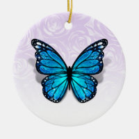 Any Color Elegant Floral Butterfly
