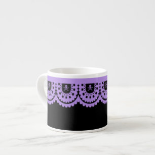 ANY COLOR! Skull Lace Small Tea Cup