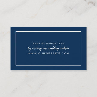 ANY COLOR wedding RSVP online card