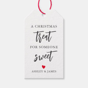 Any Colour A Christmas Treat for Someone Sweet Gift Tags
