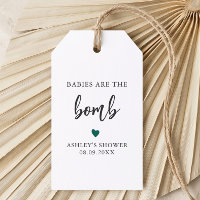 Any Colour Babies are the Bomb Tag, Baby Shower