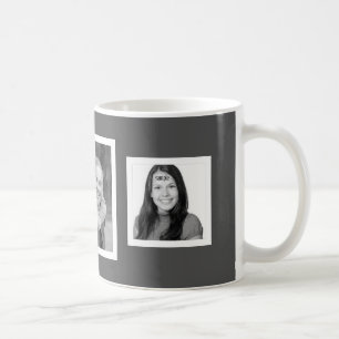 Any Colour Background 3 Instagram Photos Coffee Mug