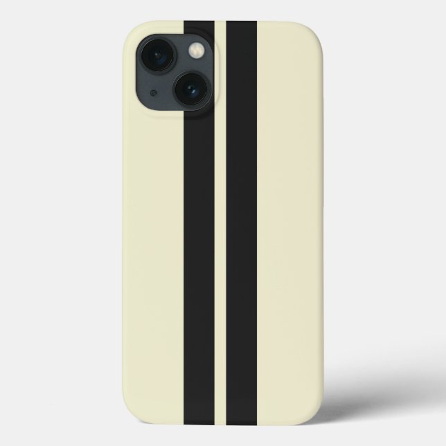 Any Colour Background & Black Car Racing Stripes Case-Mate iPhone Case (Back)
