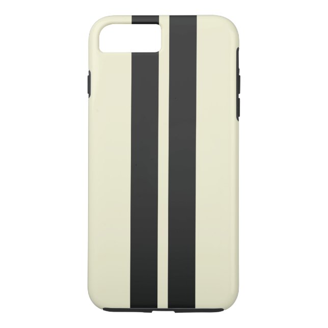 Any Colour Background & Black Car Racing Stripes Case-Mate iPhone Case (Back)