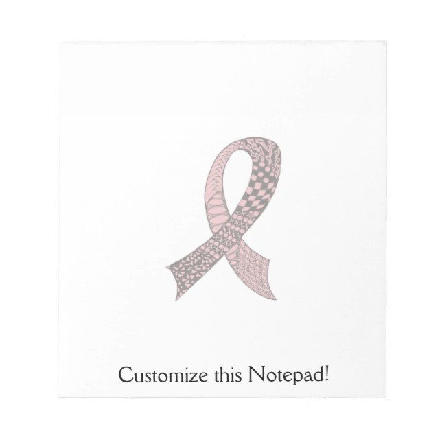 Any Colour Cause Awareness Ribbons Notepad (Front)