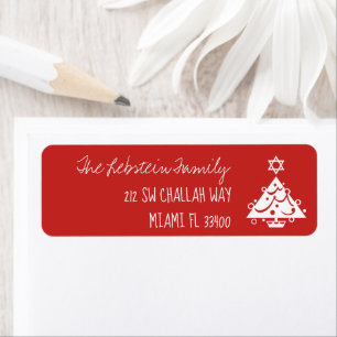 Any Colour Christmas + Hanukkah Tree + Chalk   Red