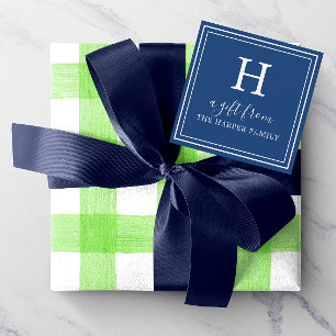 Any Colour - Classic Monogram Gift Enclosure Cards
