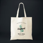 Any Colour England Scotland Wales Wedding Welcome Tote Bag<br><div class="desc">Wedding weekend welcome gift bag for out of town guests to your wedding, featuring image of the United Kingdom. You may edit the colours for any part of this design, as well as move the heart to the location of your wedding. To change colours, click personalise and then "edit using...</div>