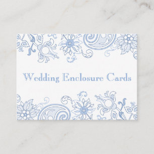 Any Colour Flowers - Foliage Wedding Enclosure Car Card