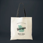 Any Colour Georgia Wedding Welcome Bag, Tote Bag<br><div class="desc">Wedding weekend welcome gift bag for out of town guests to your wedding, featuring image of Georgia. You may edit the colours for any part of this design, as well as move the heart to the location of your wedding. To change colours, click personalise and then "edit using the design...</div>
