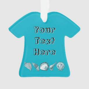Any Colour Hand Drawn Sea Shells Ornament