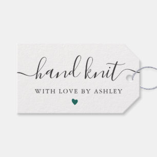 Any Colour Hand Knit with Love, Handmade  Gift Tags