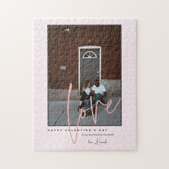 Any Colour | Happy Valentine's Day Photo Jigsaw Puzzle (Vertical)