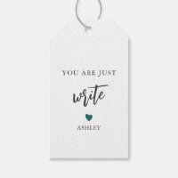 Any Colour Heart You are Just Write Tag, Teacher