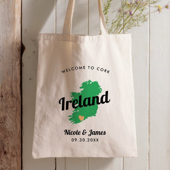 Any Colour Ireland Wedding Welcome Bag, Irish Tote Bag (Creator Uploaded)