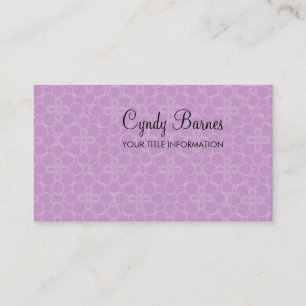 Any Colour Lace Business Card
