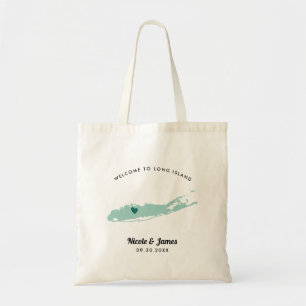 Any Colour Long Island Wedding Welcome Bag,  Tote Bag