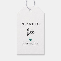 Any Colour Meant to Bee Honey Gift Tag, Wedding