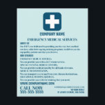 Any Colour Medical Symbol, EMT, Paramedic Flyer<br><div class="desc">Any Colour Medical Symbol,  EMT,  Paramedic Advertising Flyers By The Business Card Store.</div>