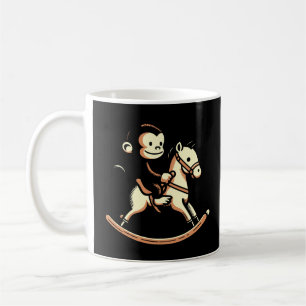 Any Colour Monkey On Rocking Horse Coffee Mug