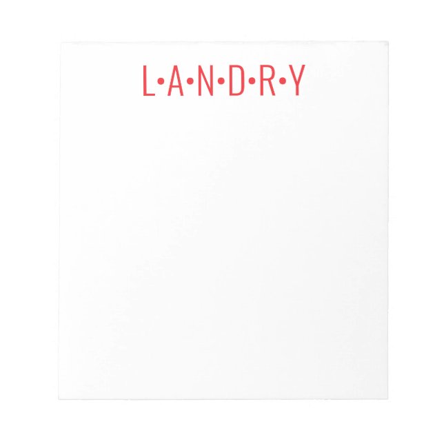 Any Colour - Name Dots Personalised Notepad (Front)