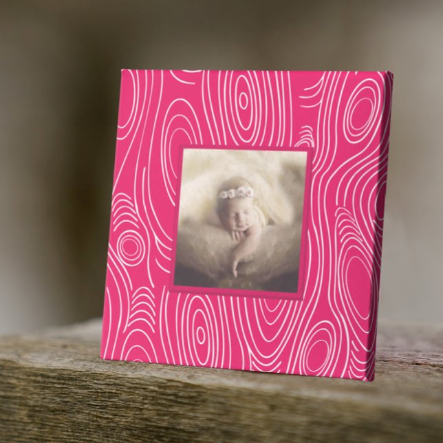 Any Colour Rustic Wood Grain Abstract Modern Art Canvas Print (Creator Uploaded)