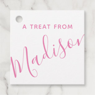 Any Colour - Script Name Gift or Favour Tags