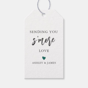 Any Colour Sending You S'more Love Tag, Wedding Gift Tags