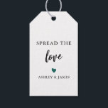 Any Colour Spread the Love Tag, Wedding Jam Favour Gift Tags<br><div class="desc">These are the perfect little gift tags. You may edit the colours for any part of this design. To change colours,  click personalise and then "edit using the design tool." Select the element you wish to edit,  then use the tools to make the changes.</div>