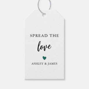 Any Colour Spread the Love Tag, Wedding Jam Favour Gift Tags
