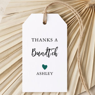 Any Colour Thanks A Bundt'ch Gift Tag, Bundt Cake Tags