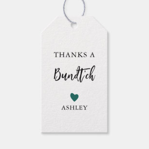 Any Colour Thanks A Bundt'ch Gift Tag, Bundt Cake Tags