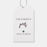 Any Colour The Perfect Pear Tag, Homemade Gift Tag