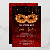 Any Colour Theme Sweet 16 Masquerade Birthday