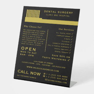 Any Colour Toothbrush, Dentistry, Dentist Advert Pedestal Sign