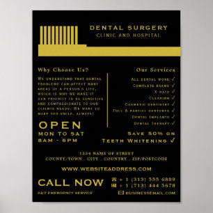 Any Colour Toothbrush, Dentistry, Dentist Advert Poster