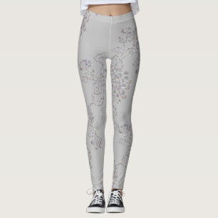 Any Colour with Iridescent Chrysanthemum Leggings