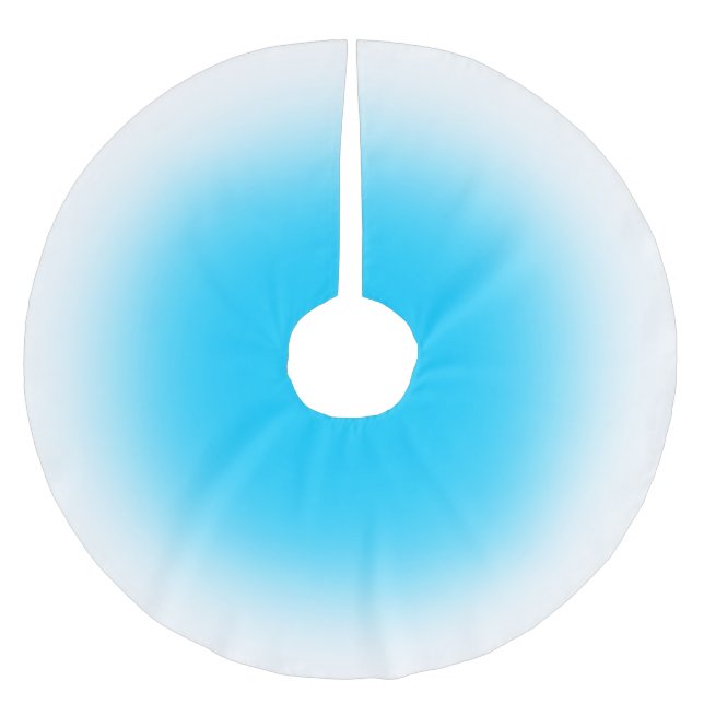 Any Colour with White Ombre Tree Skirt (Front)