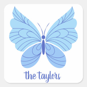 Any Colours - Butterfly Personalised Stickers
