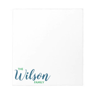 Any Colours - Script & Block Family Notepad