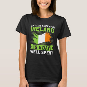 Any day I Spent In Ireland Irish Vintage Ireland 1 T-Shirt