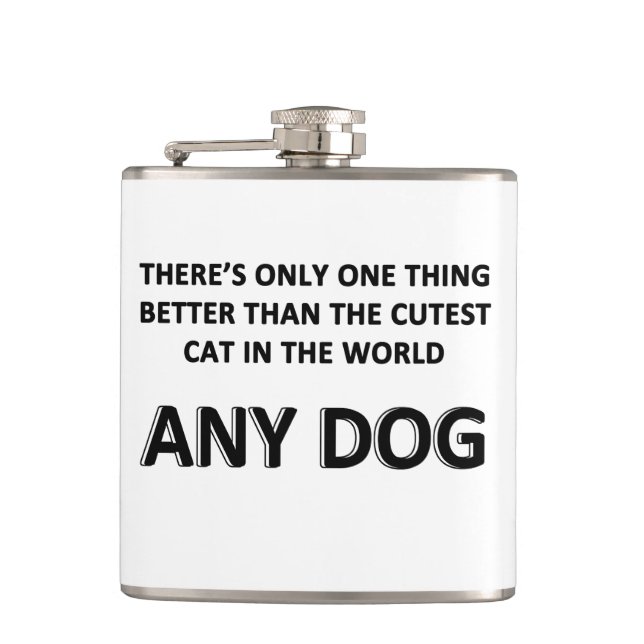 Any Dog Hip Flask (Front)