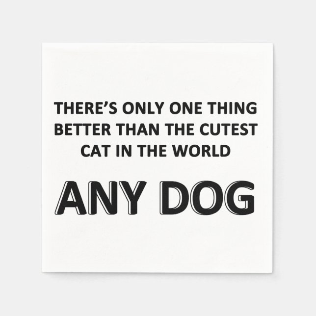 Any Dog Napkin (Front)