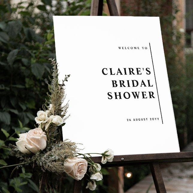 Any Event, Elegant Modern Minimalist Welcome Sign (Creator Uploaded)