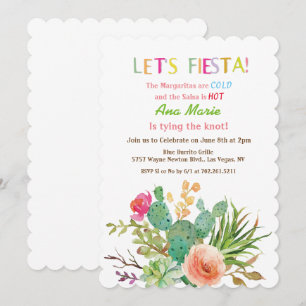 ANY EVENT - Fiesta Floral Cactus Invitation