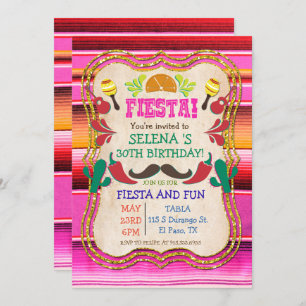 ANY EVENT - Mexican Fiesta Party Invitation