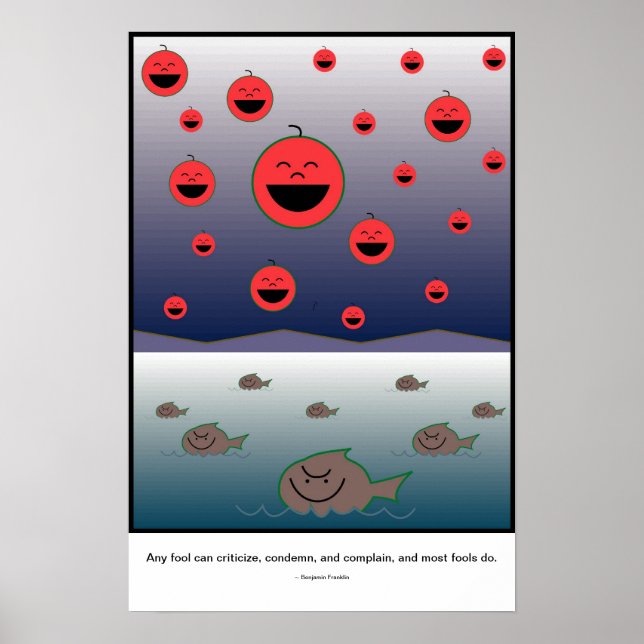 Any fool can ... poster (Front)