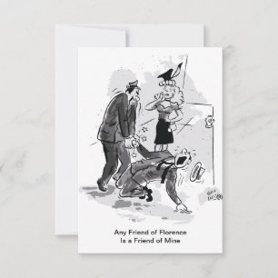 Any Friend Of Florence is a Friend of Mine, Funny Save The Date